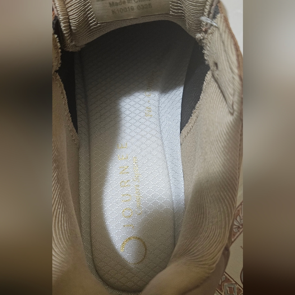 Journee Meeya Women's Casual Lace-Up Sneakers / Brown / Size 6 - Picture 10 of 11